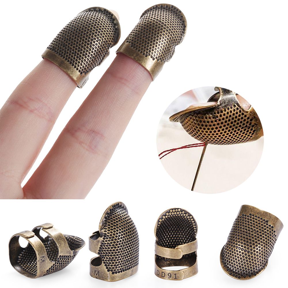 Sewing Thimble Metal - Sewing Accessories Vintage Gold Handworking Needle