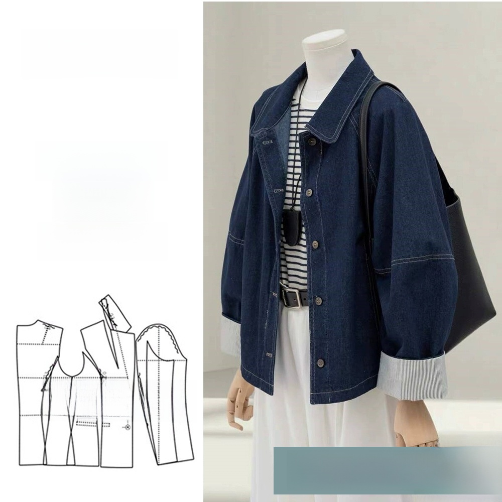 Sewing Jackets - Women's Loose Casual Jacket Short Style