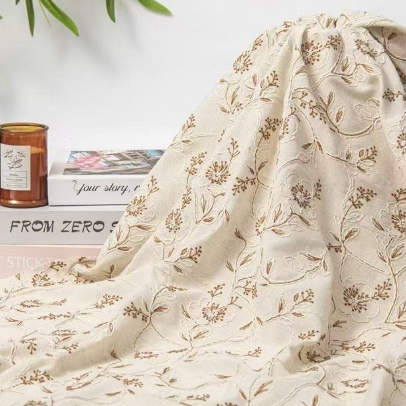 Embroidered Tulle Lace Trim Fa - Sewing Fabric recension och pris