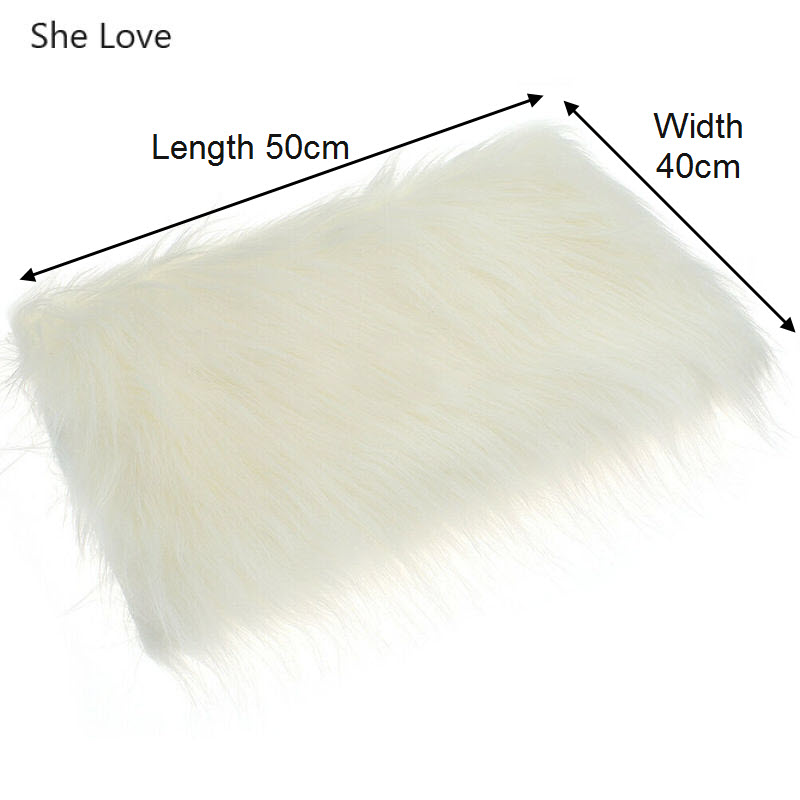 Chzimade 40x50cm Faux Fur Fabr - Is Sewing A Textile Craft recension och pris