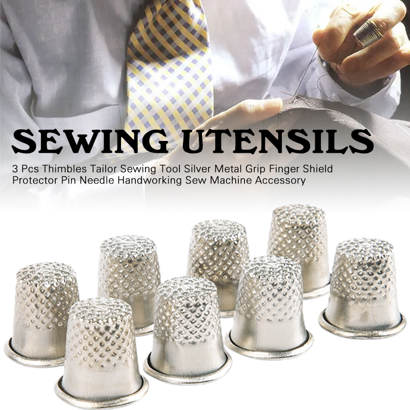 3Pcs Thimble Metal Sewing Thim - Sewing Thimble Metal recension och pris