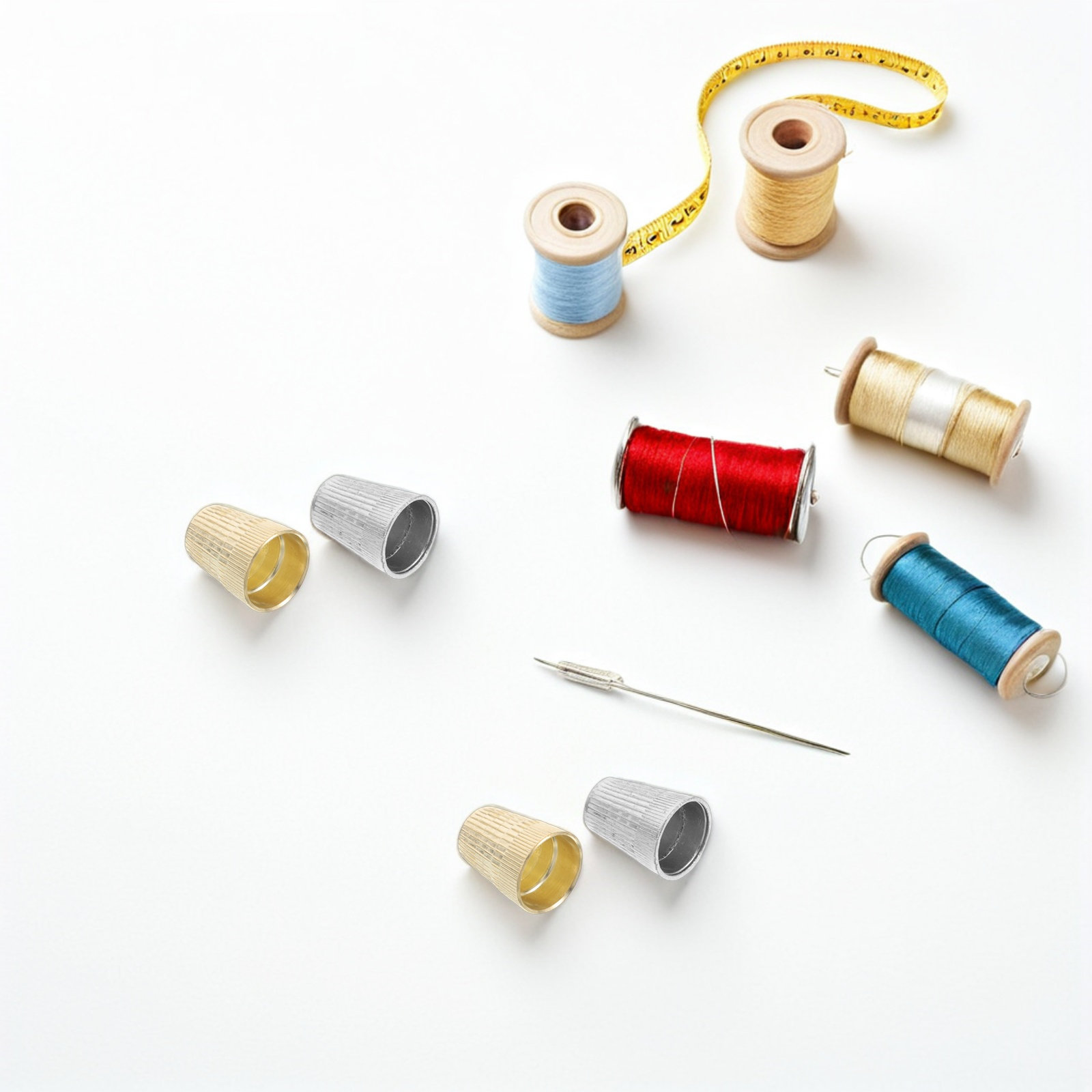 6Pcs Vintage Metal Sewing Thim - Sewing Thimble Metal recension och pris