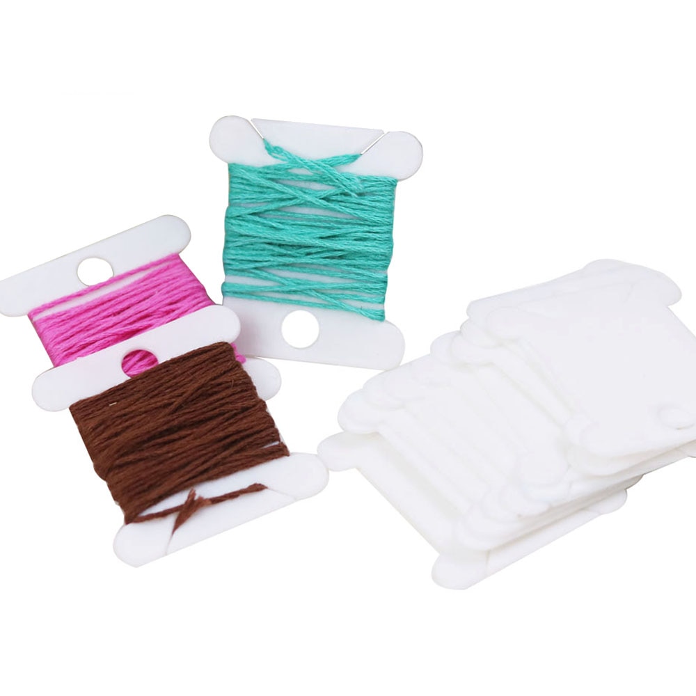 30pcs Plastic Floss Bobbins Se - Embroidery Floss Thread recension och pris