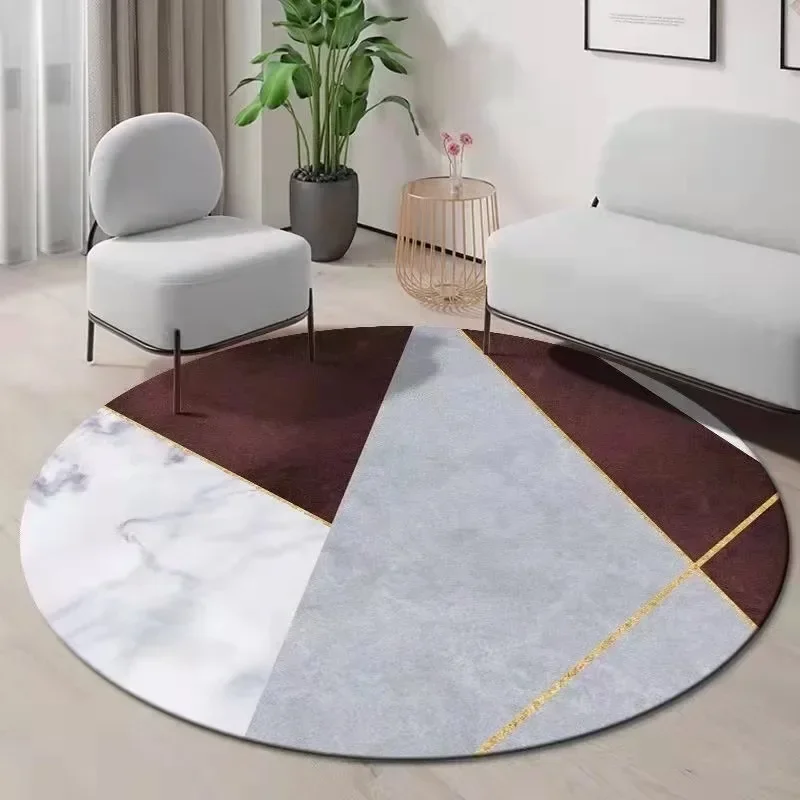 ~O~Geometric Round Rug with Mo - Century Textile & Sewing Supply Hours recension och pris