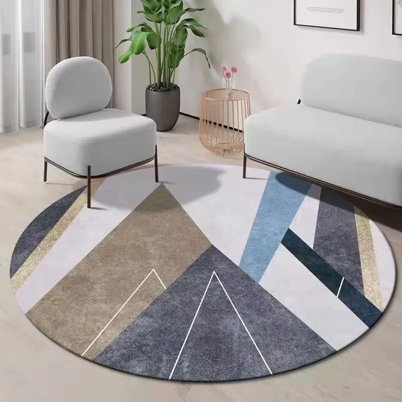 ~O~Geometric Round Rug with Mo - Century Textile & Sewing Supply Hours recension och pris