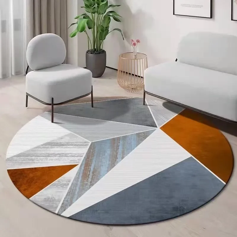 ~O~Geometric Round Rug with Mo - Century Textile & Sewing Supply Hours recension och pris