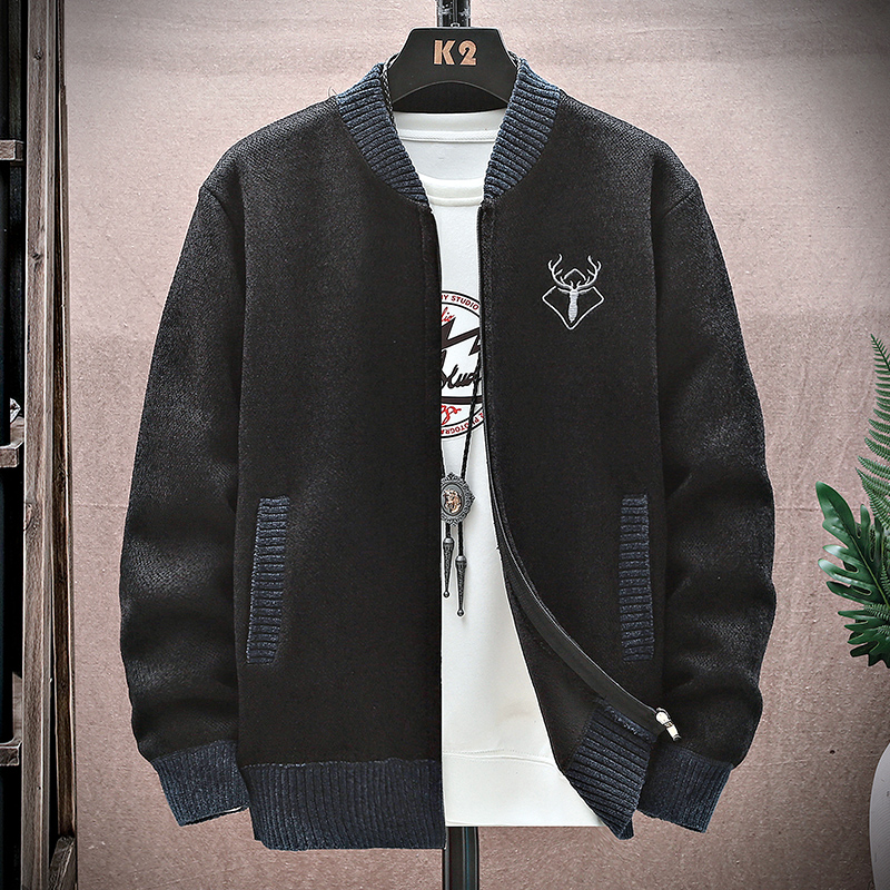 Men Cardigan Knitted Sweaterco - Sewing Jackets recension och pris
