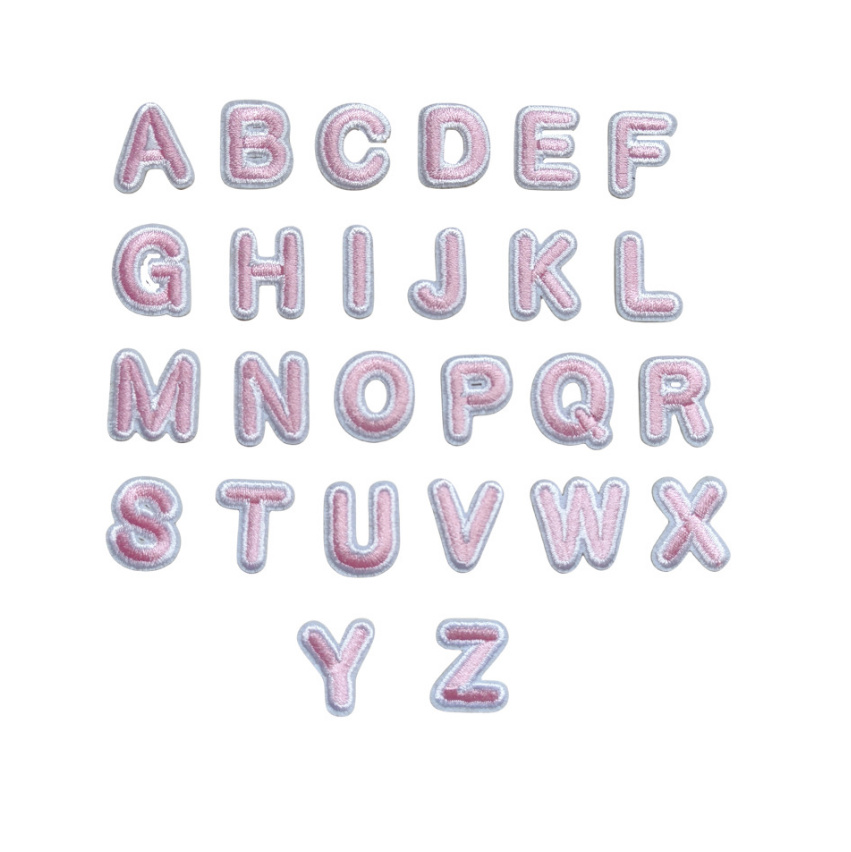 2cm Height Pink Color Alphabet - Sewing Id recension och pris