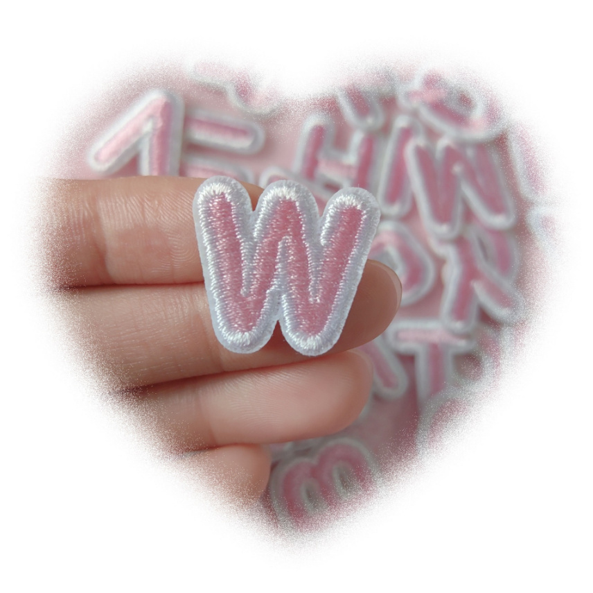 2cm Height Pink Color Alphabet - Sewing Id recension och pris