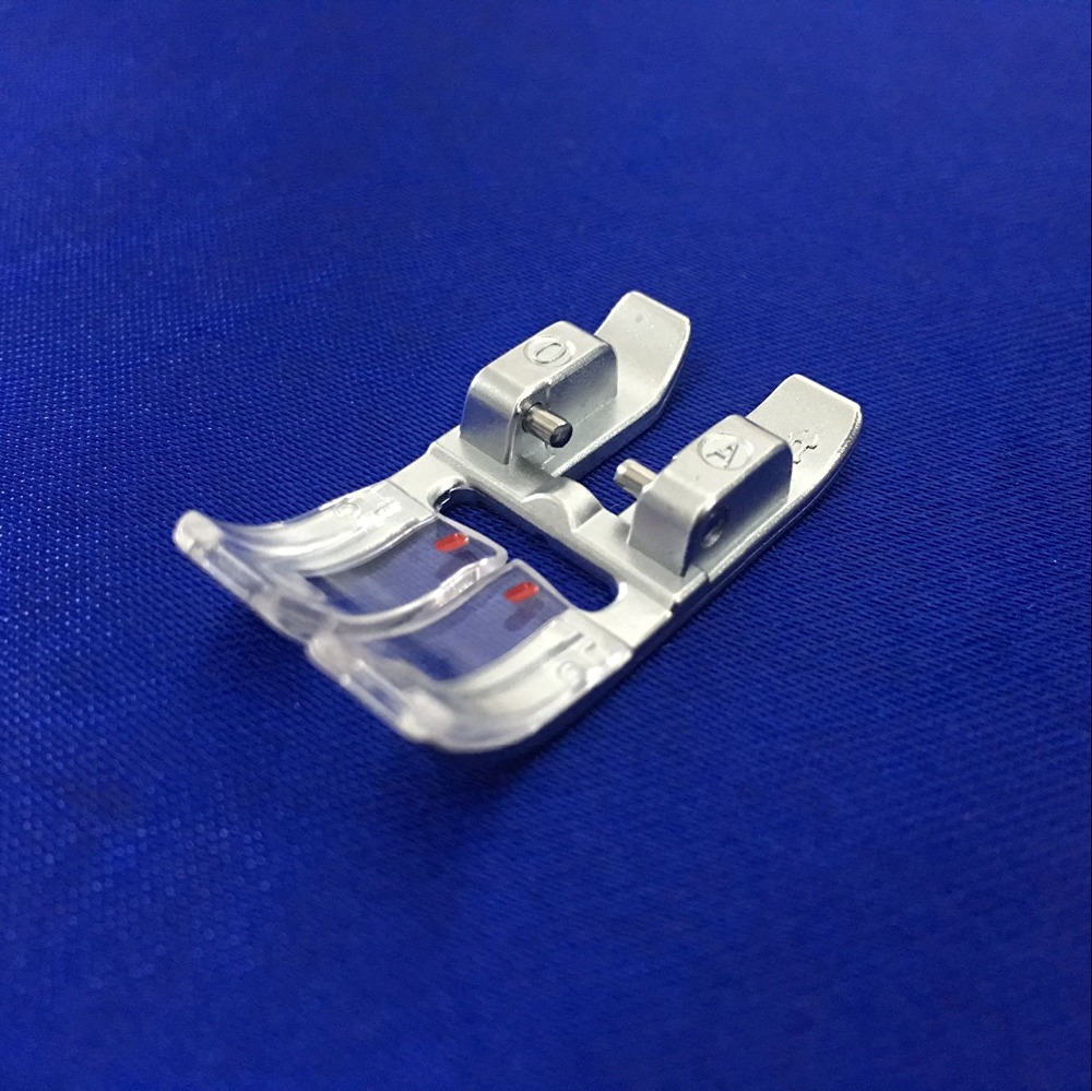 1Pc 9mm Zig Zag Presser Foot # - Seam Gauge Metal recension och pris