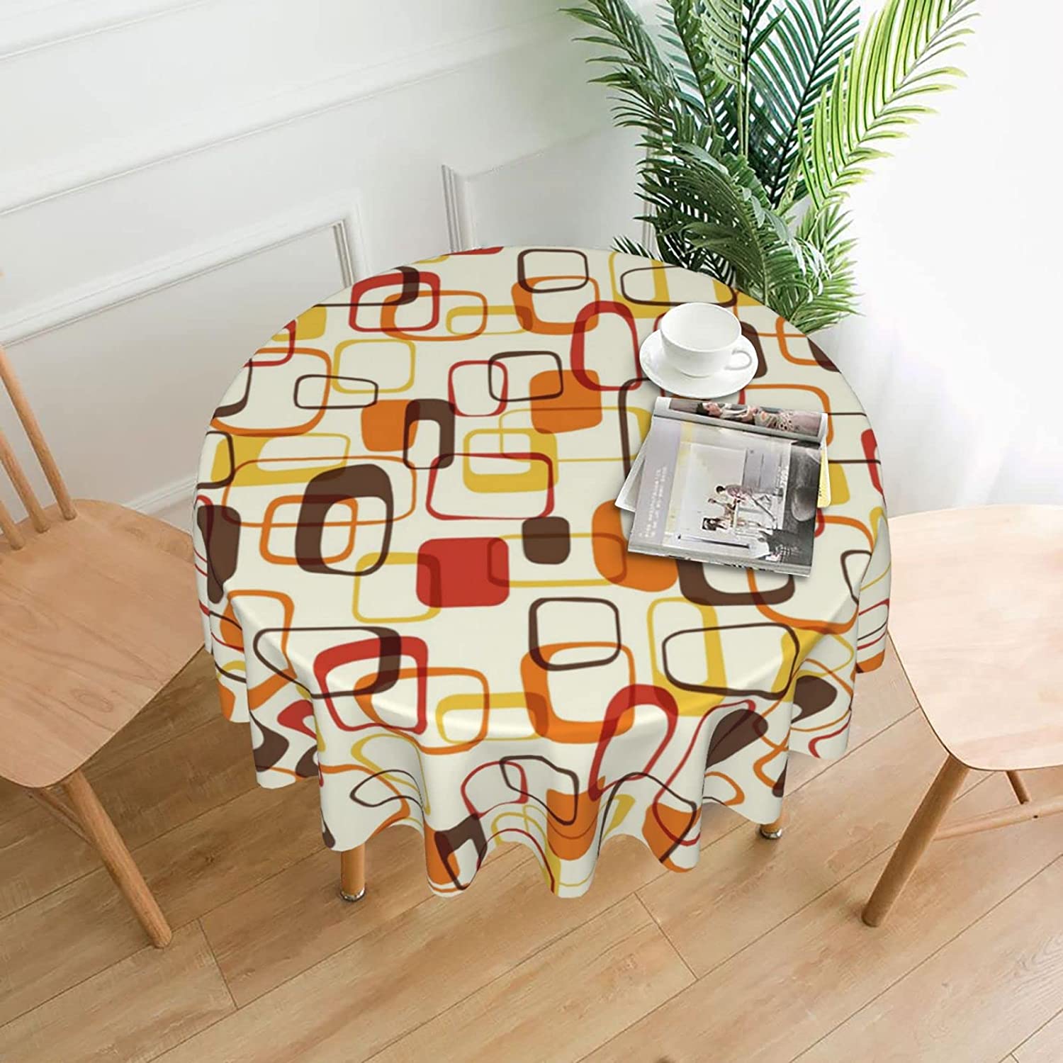 Retro Mid Century Geometric Ro - Century Textile & Sewing Supply Hours recension och pris