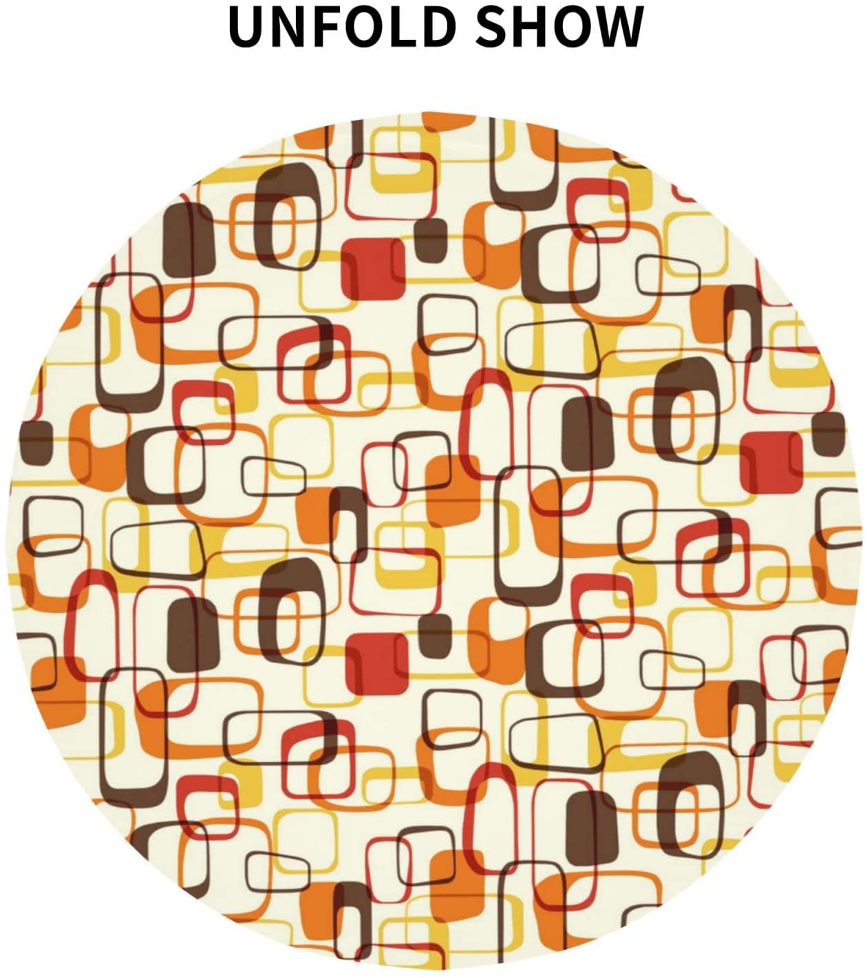 Retro Mid Century Geometric Ro - Century Textile & Sewing Supply Hours recension och pris