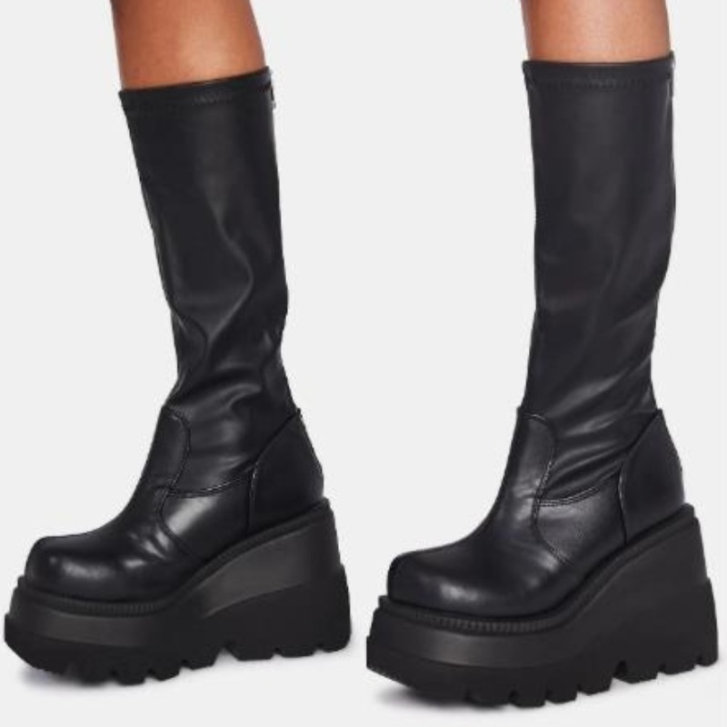 Women's Platform Boots Punk Mi - Sewing Cotton recension och pris