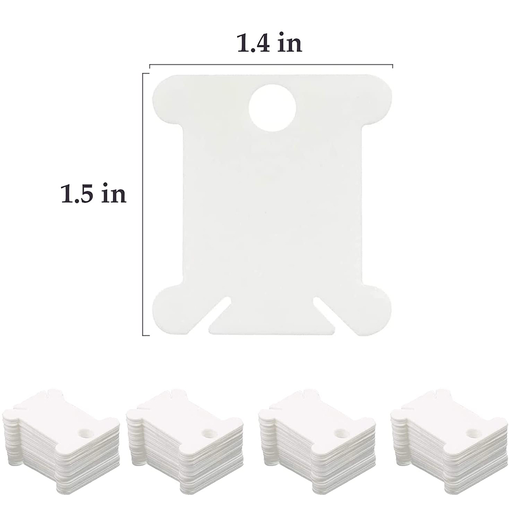 50/100Pcs Plastic Floss Bobbin - Embroidery Floss Thread recension och pris