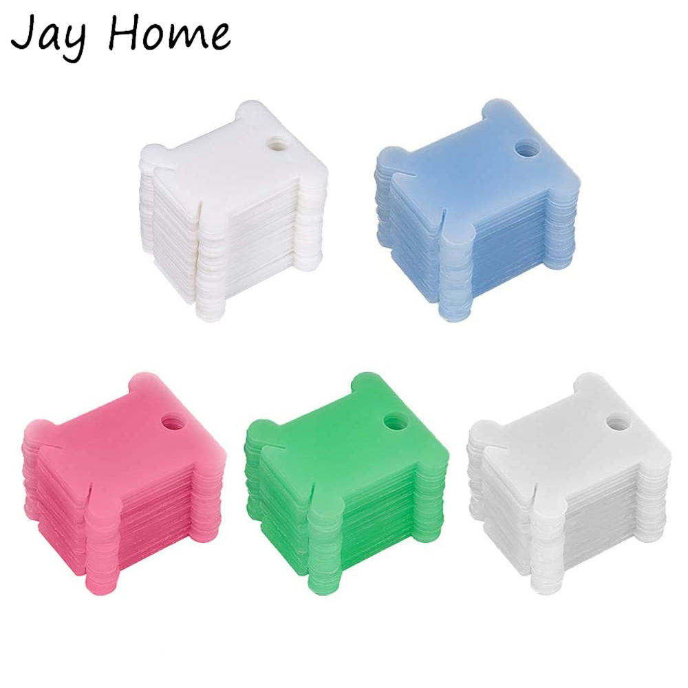 50/100Pcs Plastic Floss Bobbin - Embroidery Floss Thread recension och pris