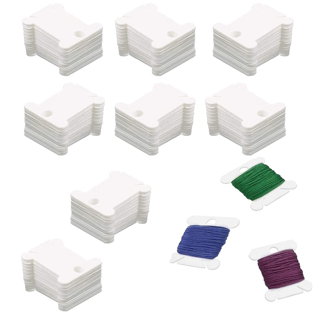 50/100Pcs Plastic Floss Bobbin - Embroidery Floss Thread recension och pris
