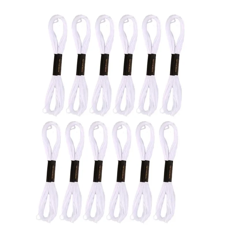 24PCS Black White Cross Stitch - Embroidery Floss Thread recension och pris