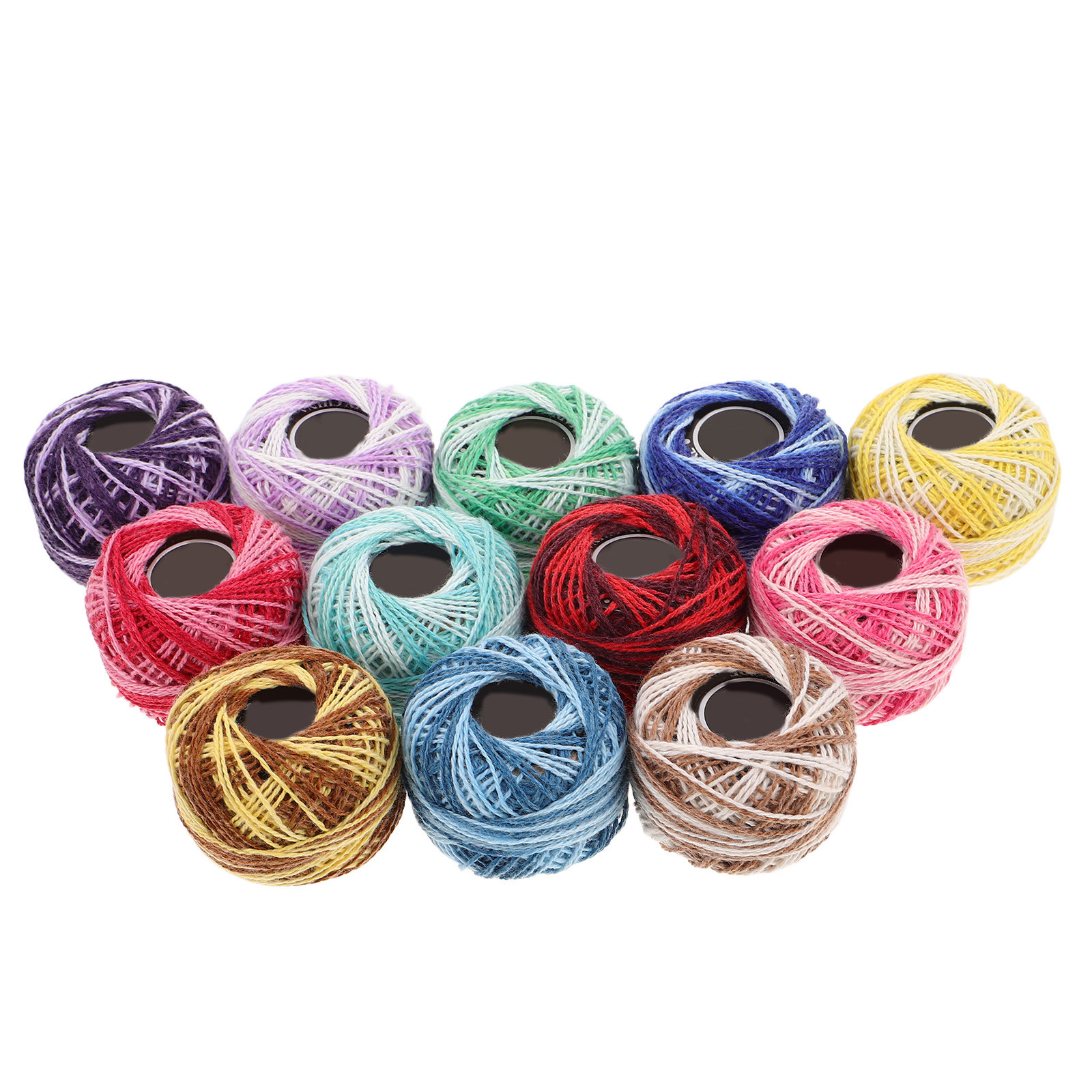 12Pcs Colorful Cotton Embroide - Embroidery Floss Thread recension och pris