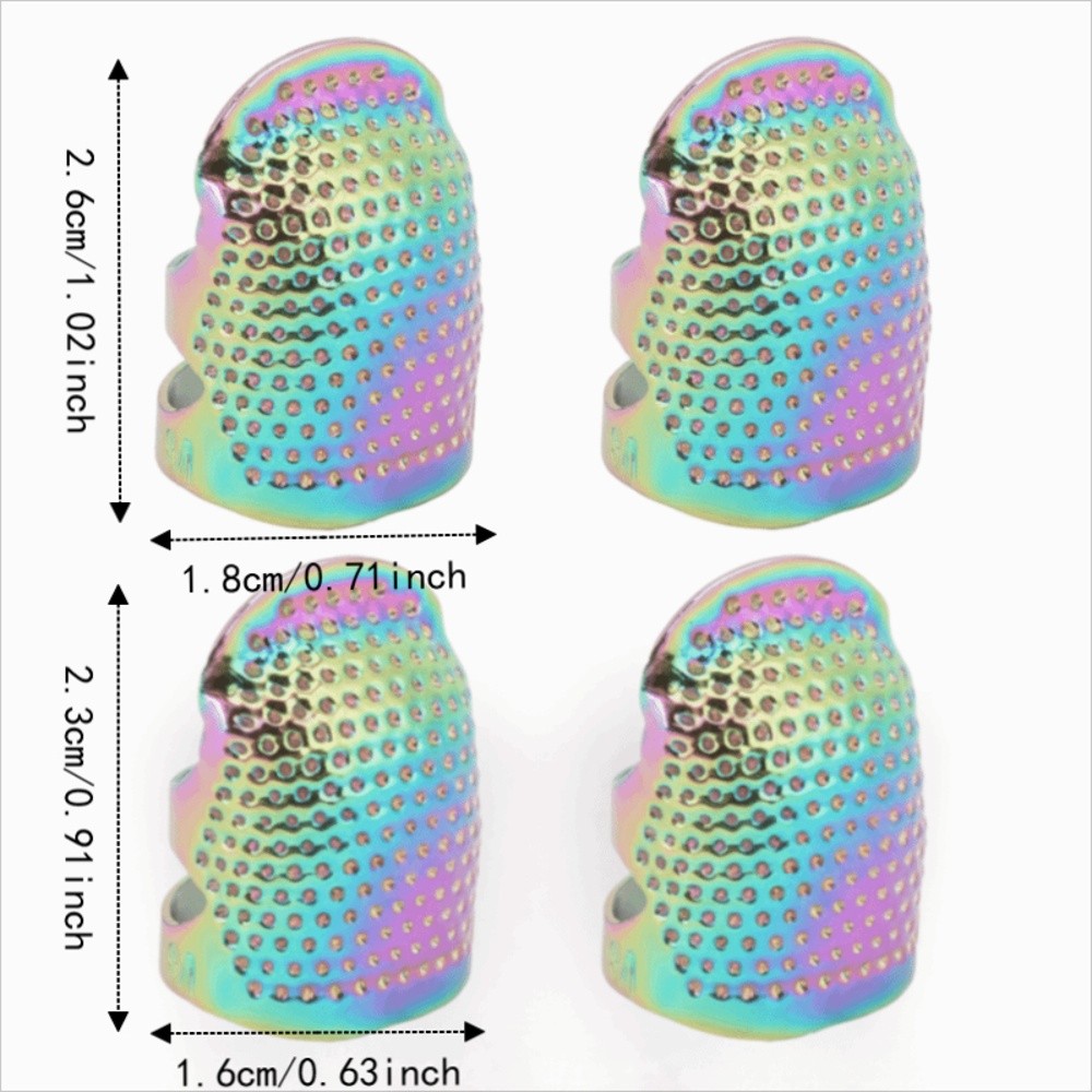 4Pcs Durable Brass Finger Prot - Sewing Thimble Metal recension och pris