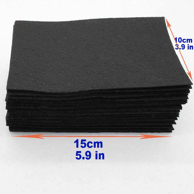 40 Pcs/Lot 10*15cm Black Felt  - Is Sewing A Textile Craft recension och pris
