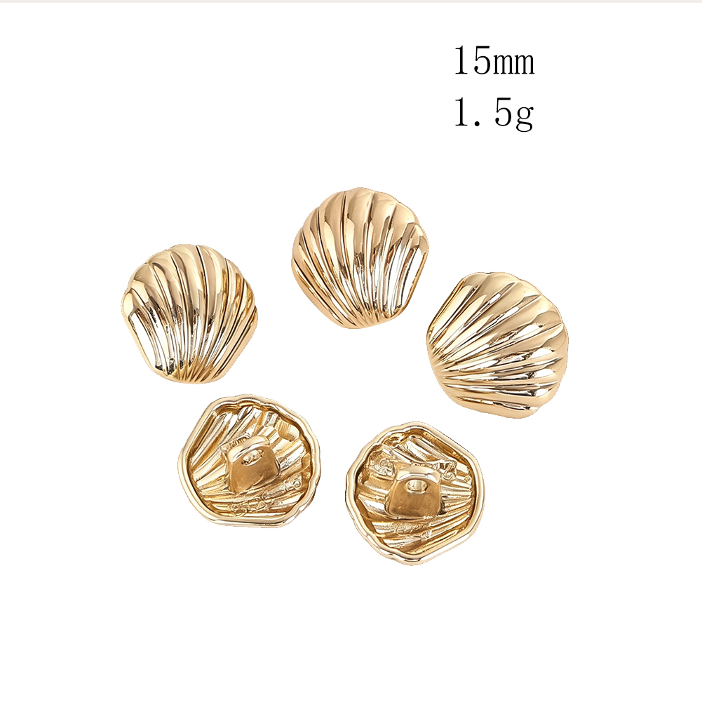 Shell Shape Metal Shank Button - Sewing Jackets recension och pris